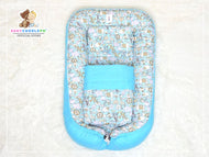 Animal Kingdom Pastel Blue - Babycuddleph Blanket