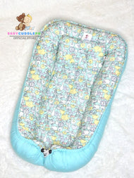 Animal Kingdom Pastel Green - Bed and Head Pillow