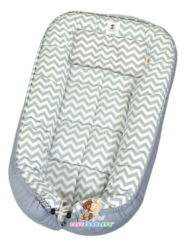 "PRE-ORDER" Chevron Gray (Best - Seller) - Bed and Head Pillow