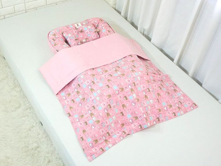 Little Bears in Pink - Babycuddleph Blanket