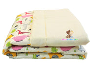 Dino in Cream - Babycuddleph Blanket