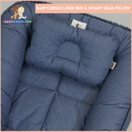 Linen Plain Dark Gray (Free Head Pillow)
