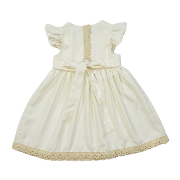 Five(5) Pieces Baptismal Puff Shoulder Dress