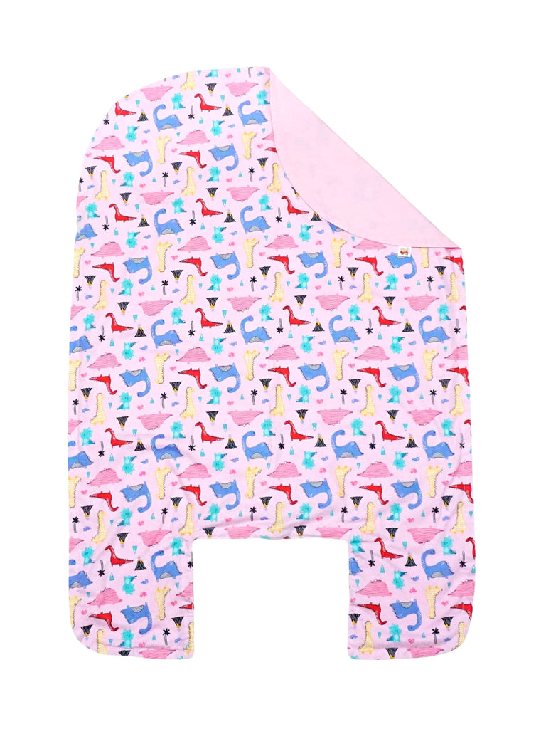 Bed Cover - Dino Pink