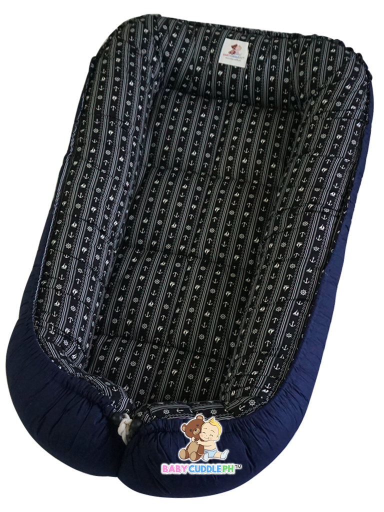 Anchor Stripes in Black (Limited Stocks) - Bed and Head Pillow