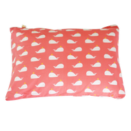 Baby Whale in Coral - Babycuddleph Toddlers kit (Pillow & Blanket)