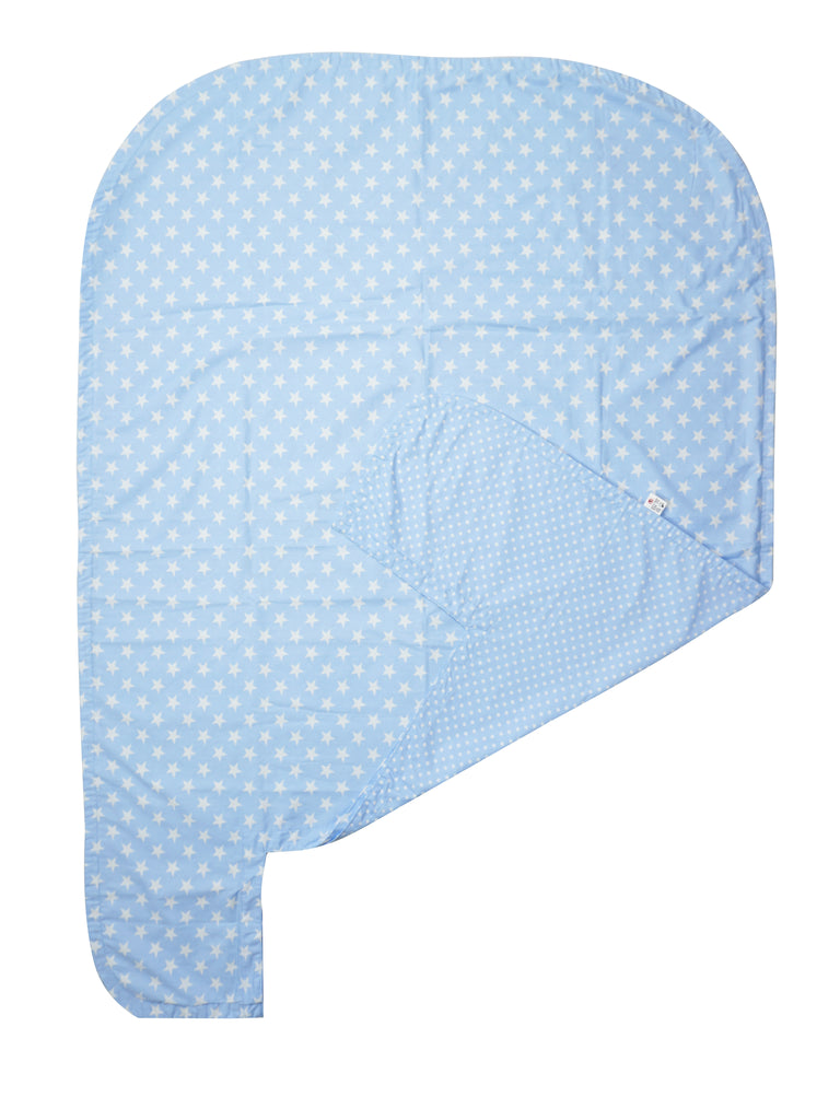 BabyCuddle Bed Cover - Dotted Blue Star (Limited Stock)