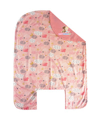 BabyCuddle Bed Cover - Sky in Coral (Limited Stock)