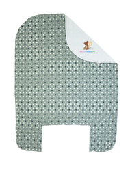 BabyCuddle Bed Cover - Mini Stars in White (Limited Stock)
