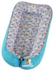[PRE-ORDER] Airplanes in Navy Blue (Limited Stock) - Babycuddle Bed