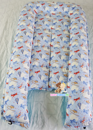 [PRE-ORDER] Airplanes in Navy Blue (Limited Stock) - Babycuddle Bed
