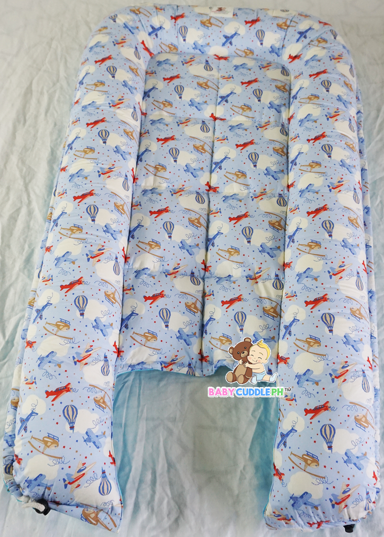 [PRE-ORDER] Airplanes in Navy Blue (Limited Stock) - Babycuddle Bed