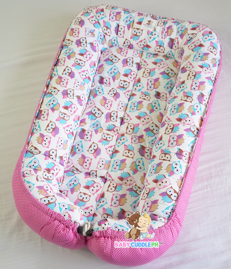 [PRE-ORDER] Baby Owl in Pink (Limited Stock) - Babycuddle Bed
