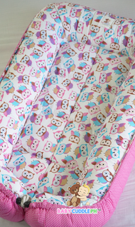[PRE-ORDER] Baby Owl in Pink (Limited Stock) - Babycuddle Bed