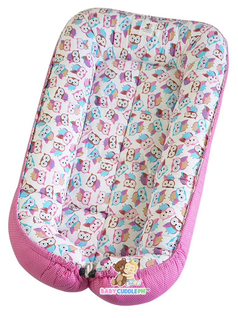 [PRE-ORDER] Baby Owl in Pink (Limited Stock) - Babycuddle Bed
