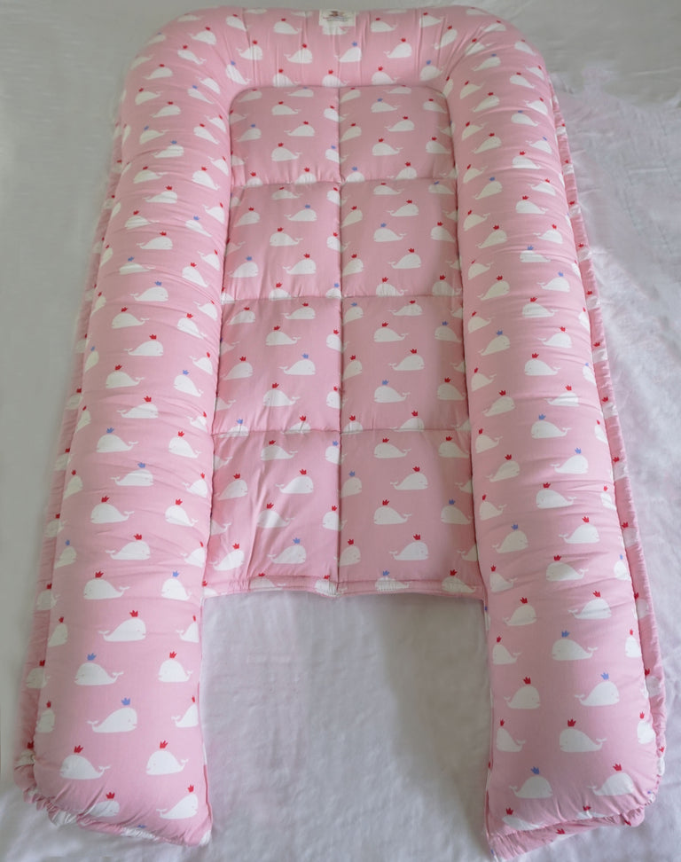 [PRE-ORDER] Baby Whale in Pink (Limited Stock) - Babycuddle Bed