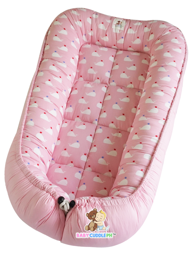 [PRE-ORDER] Baby Whale in Pink (Limited Stock) - Babycuddle Bed