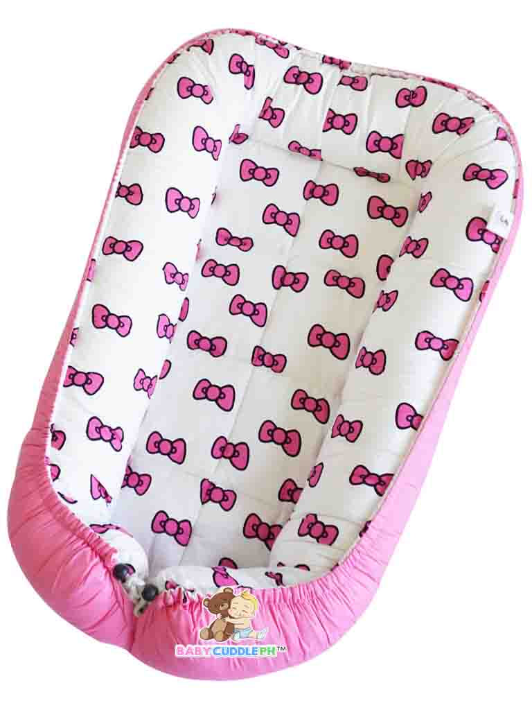 [PRE-ORDER] Big Pink Ribbons (Limited Stock) - Babycuddle Bed