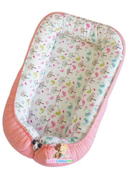 BabyCuddle Bed and Head Pillow - Birds and Butterflies (Best Seller)