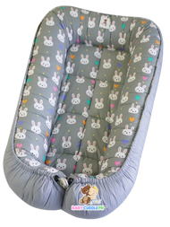 [PRE-ORDER] Bunny in Light Gray (Limited Stock) - Babycuddle Bed