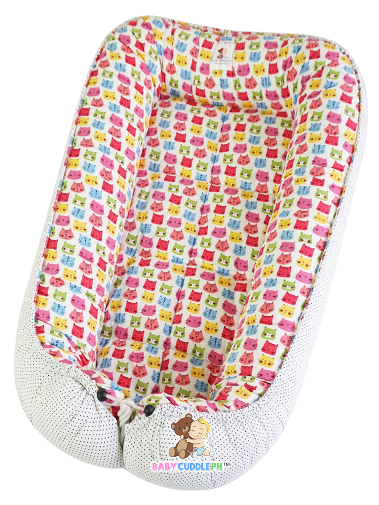 [PRE-ORDER] Cats in White (Limited Stock) - Babycuddle Bed