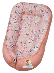 [PRE-ORDER] Flora in Dotted Peach (Limited Stock) - Babycuddle Bed