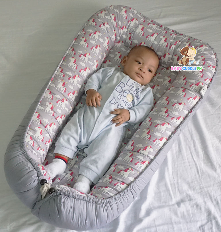 [PRE-ORDER] Little Unicorn in Blue (Best Seller) - Babycuddle Bed