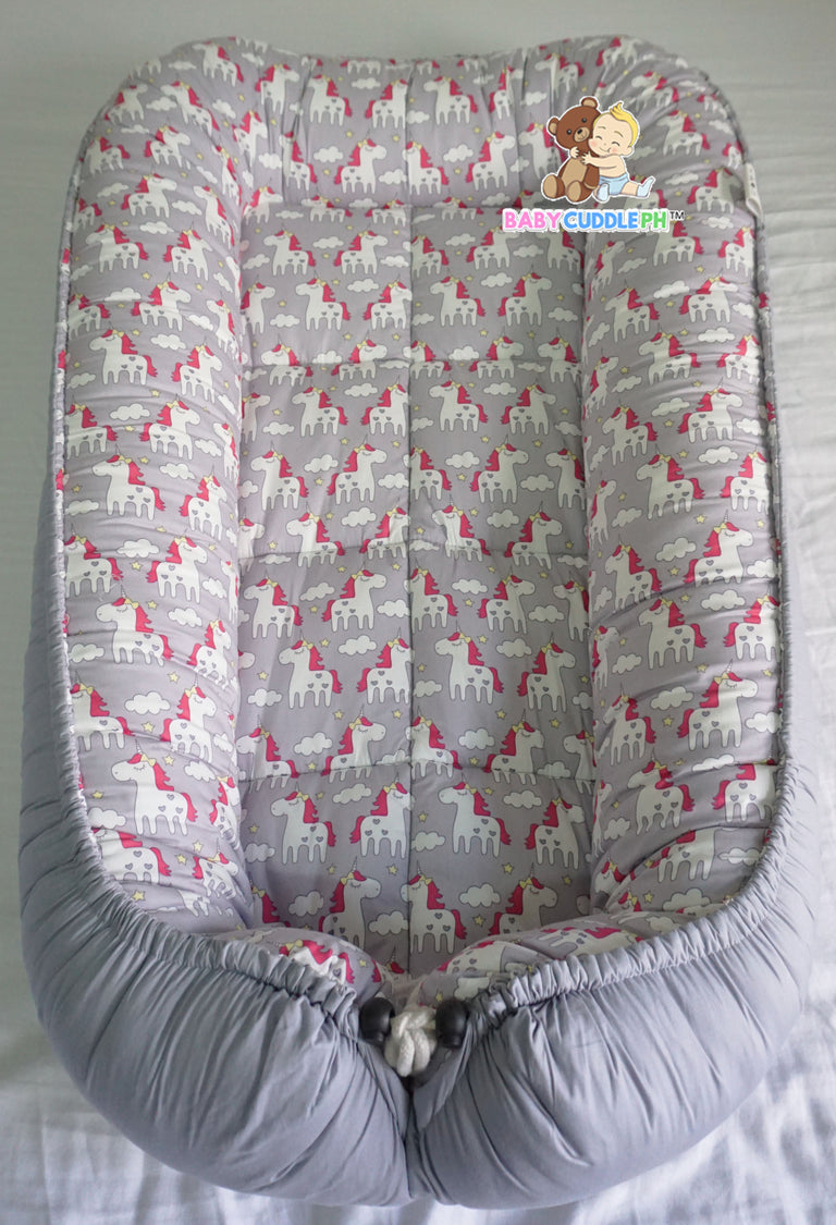 [PRE-ORDER] Little Unicorn in Blue (Best Seller) - Babycuddle Bed