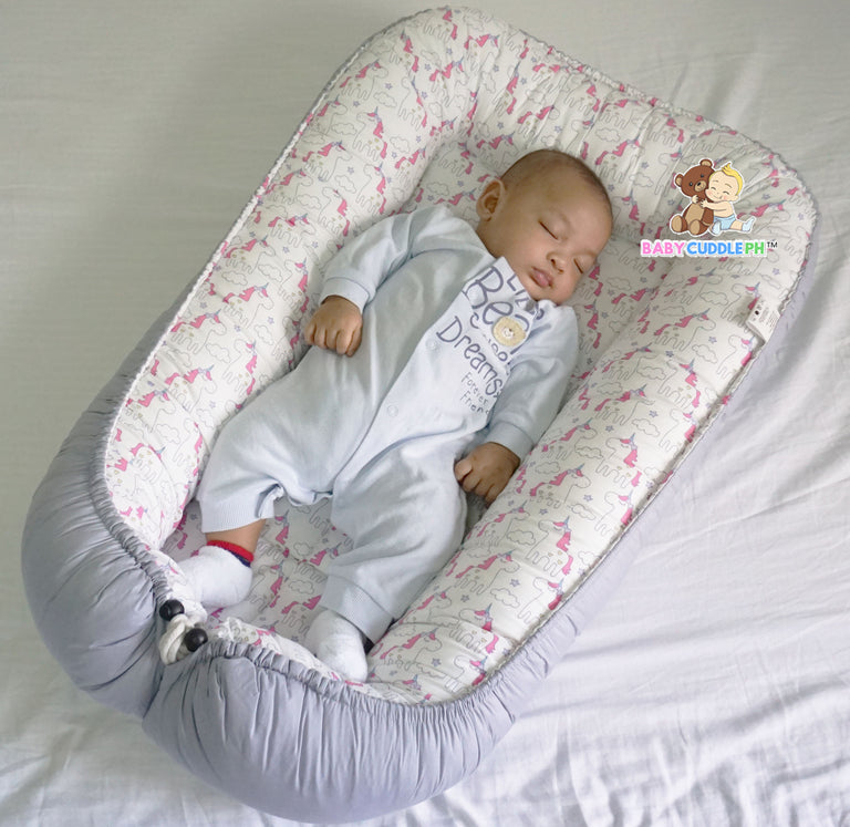 [PRE-ORDER] Little Unicorn in Blue (Best Seller) - Babycuddle Bed