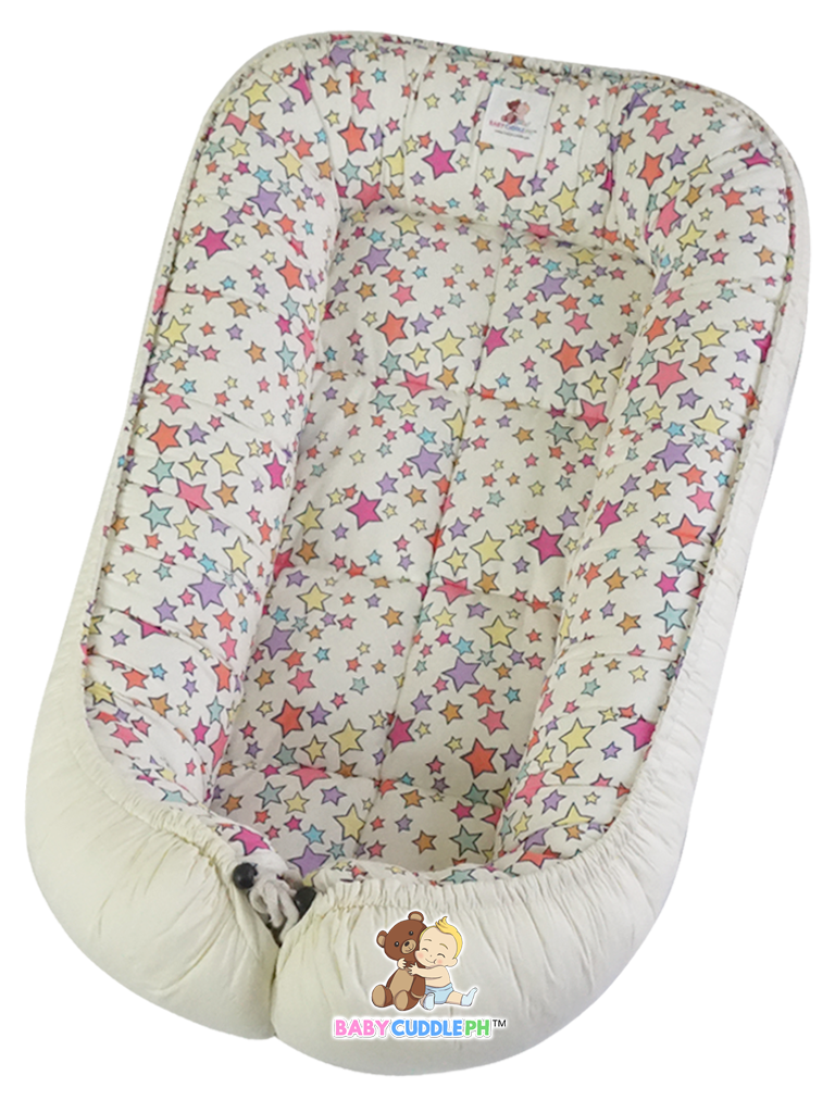 [PRE-ORDER] Stars in Cream (Limited Stock) - Babycuddle Bed