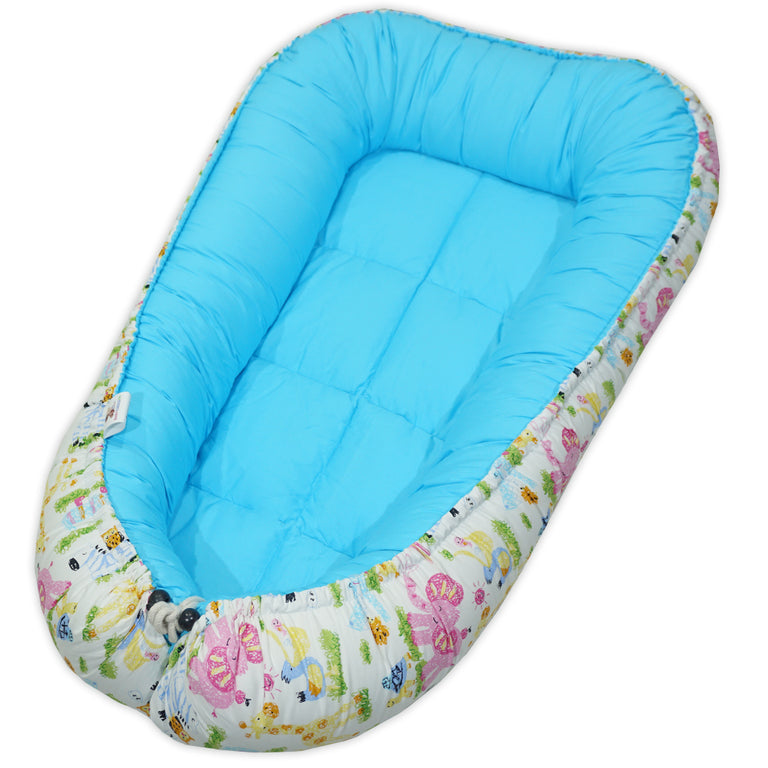 [PRE-ORDER] Zoofari in Blue (Limited Stock) - Babycuddle Bed