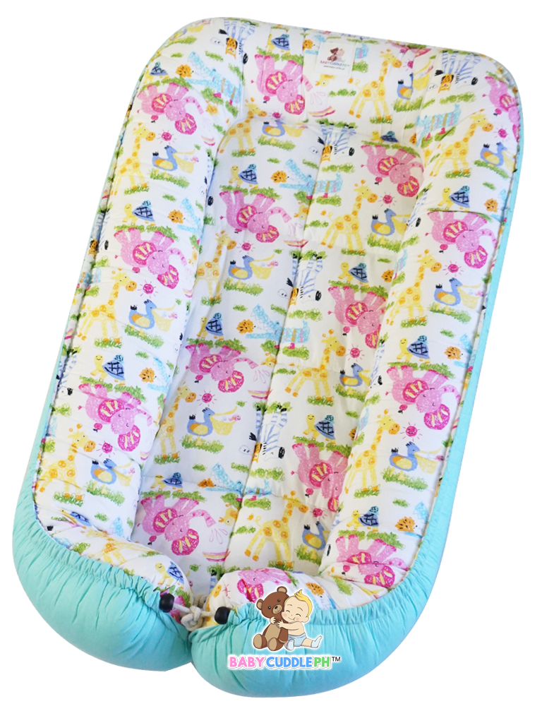 [PRE-ORDER] Zoofari in Blue (Limited Stock) - Babycuddle Bed