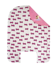BabyCuddle Bed Cover - Big Pink Ribbons (Best Seller)