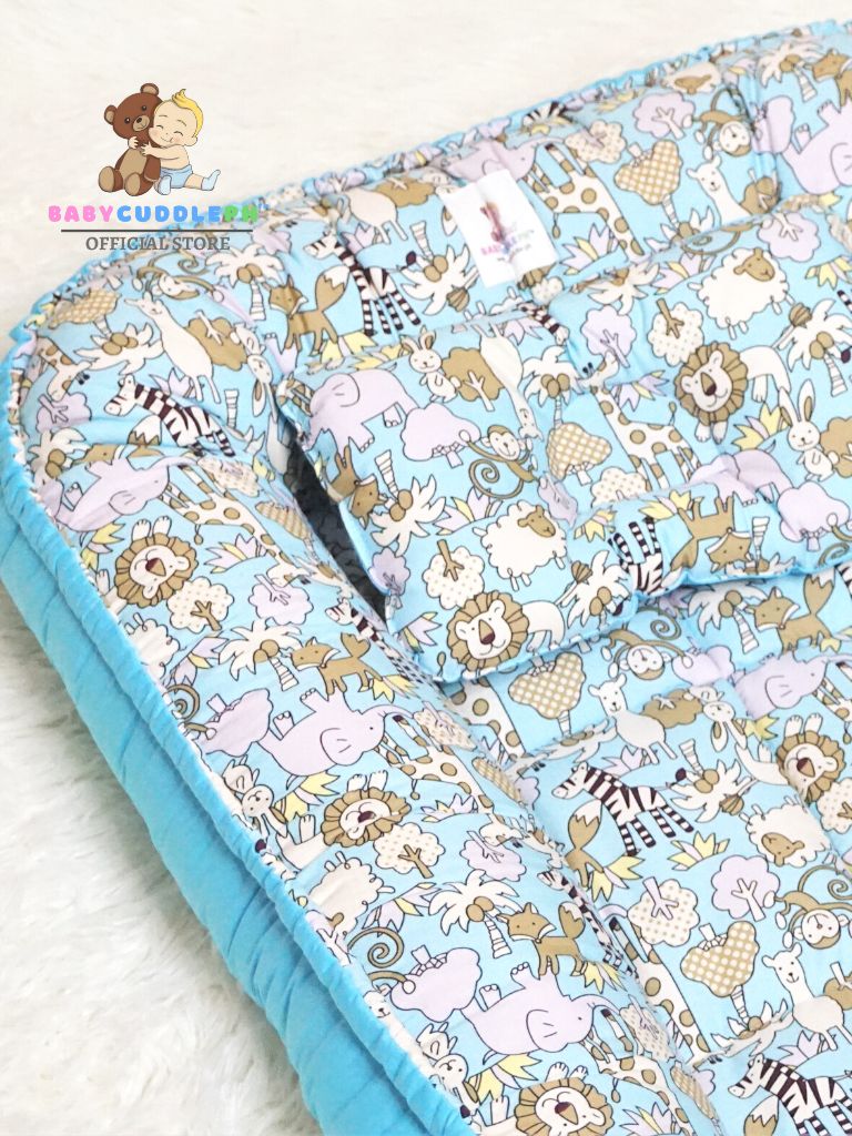 BabyCuddlePH™ Bed and Head Pillow - Animal Kingdom Collection (Top Seller)