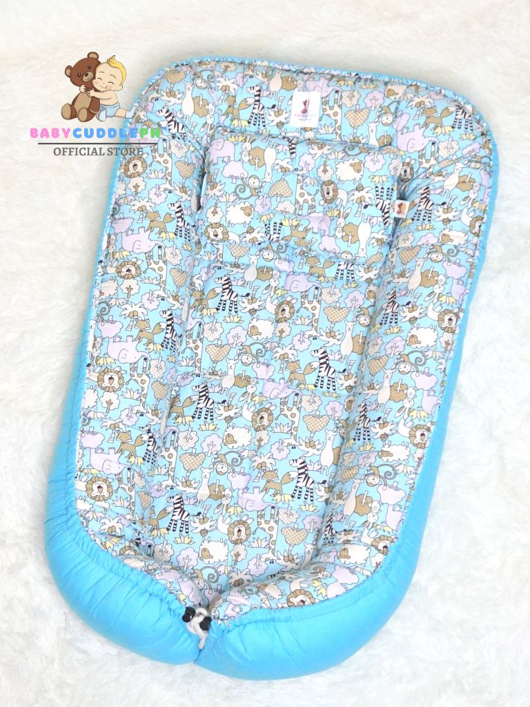 BabyCuddlePH™ Bed and Head Pillow - Animal Kingdom Collection (Top Seller)