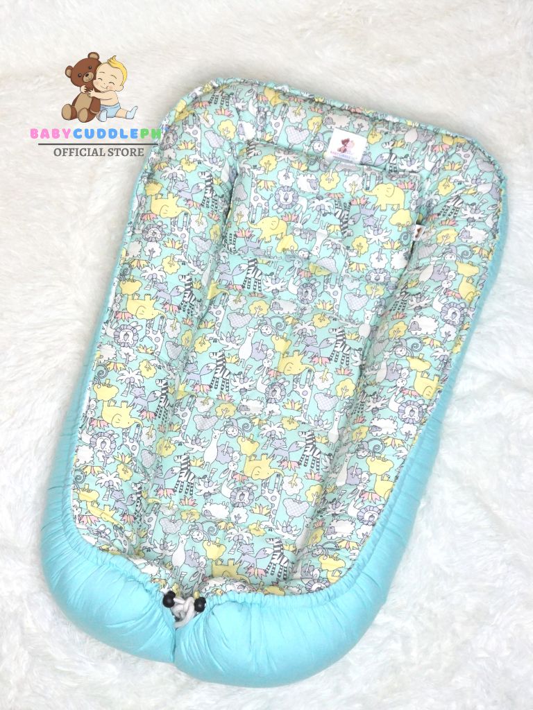 BabyCuddlePH™ Bed and Head Pillow - Animal Kingdom Collection (Top Seller)