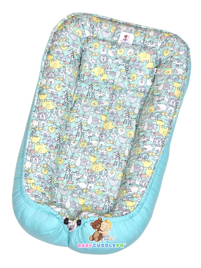 BabyCuddlePH™ Bed and Head Pillow - Animal Kingdom Collection (Top Seller)