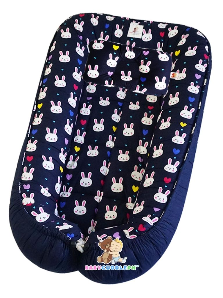 BabyCuddlePH™ Bed and Head Pillow - Bunny Collection (Limited Stock)