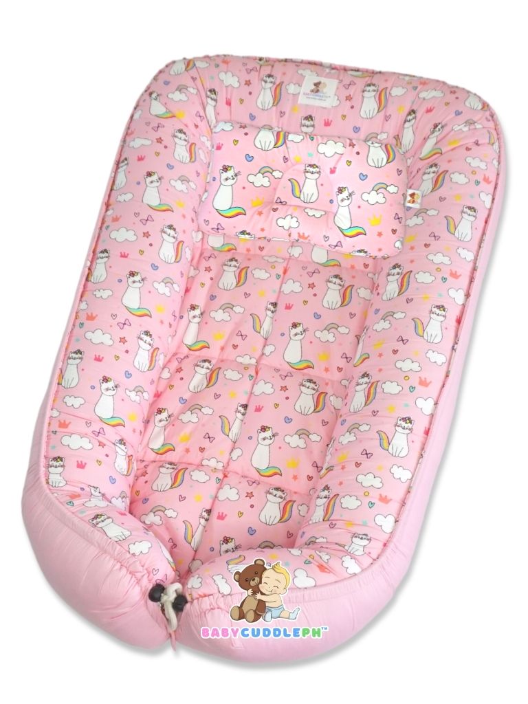 BabyCuddlePH™ Bed and Head Pillow - Cats Collection (Limited Stock)
