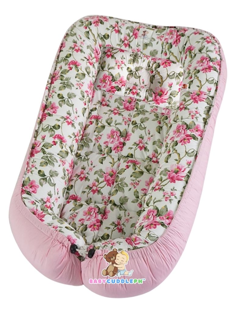 BabyCuddlePH™ Bed and Head Pillow - Flora Collection (Limited Stock)