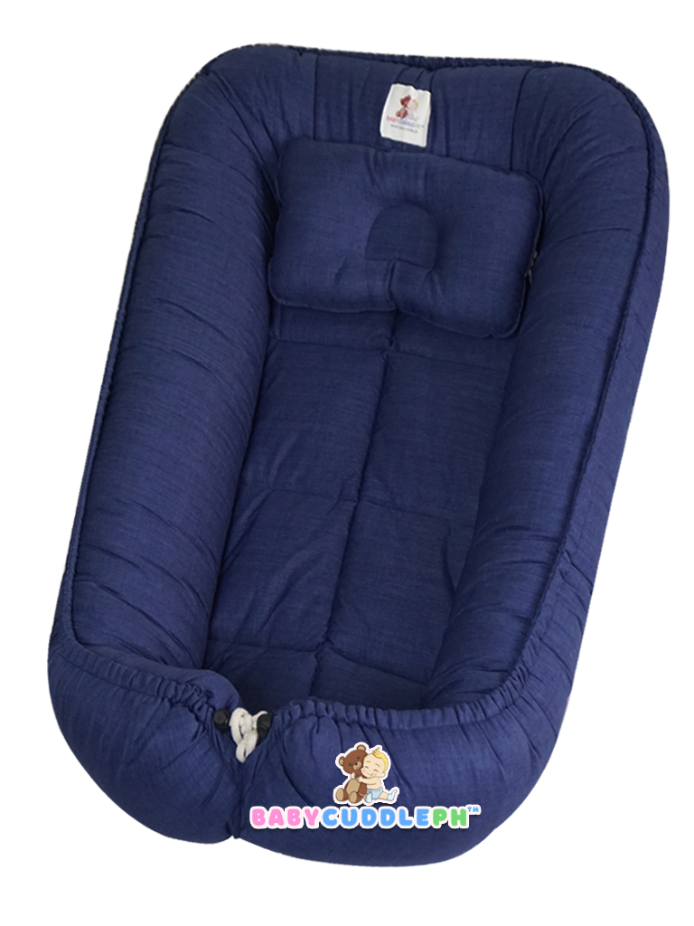 BabyCuddlePH™ Bed and Head Pillow - Plain Linen Collection (Limited Stock)