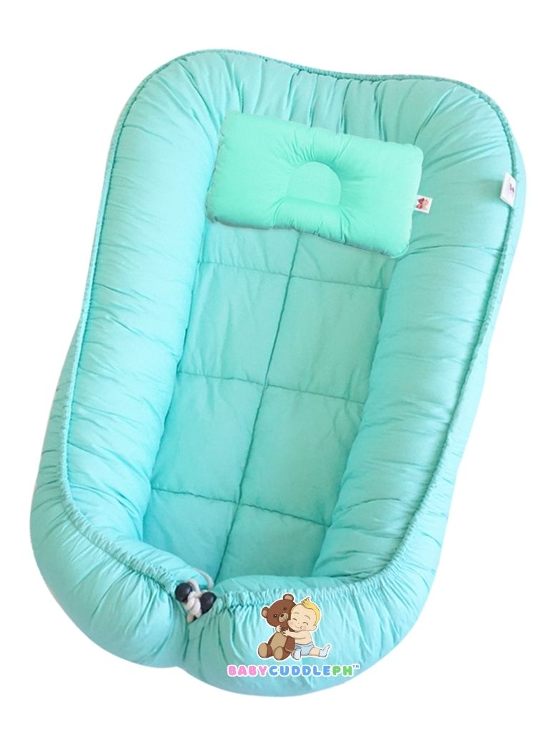 Pastel in Green (Limited Stock) - Bed and Head Pillow