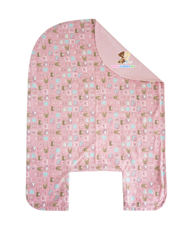 Bed Cover - Little Bears in Pink