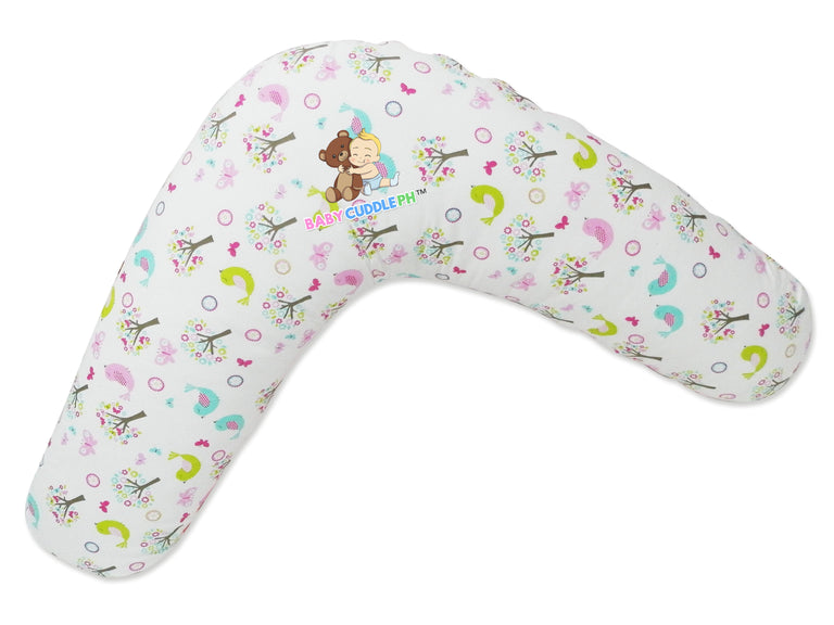 Birds and Butterflies - Babycuddle Nursing Pillow (Multi-use)