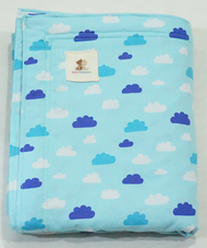Blue Clouds - Babycuddle Minky Blanket