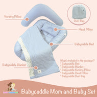 Babycuddleph Mom and Baby Set- Pure White (Pre-Order)