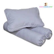 Babycuddleph Bolster Pillow Set Pastel in Gray (Pre-Order)