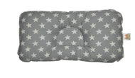 Babycuddle Head Pillow - Dotted Gray Star