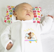 Babycuddle Head Pillow - Cats in White