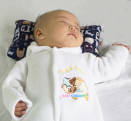 Babycuddle Head Pillow - Little Bears in Navy Blue